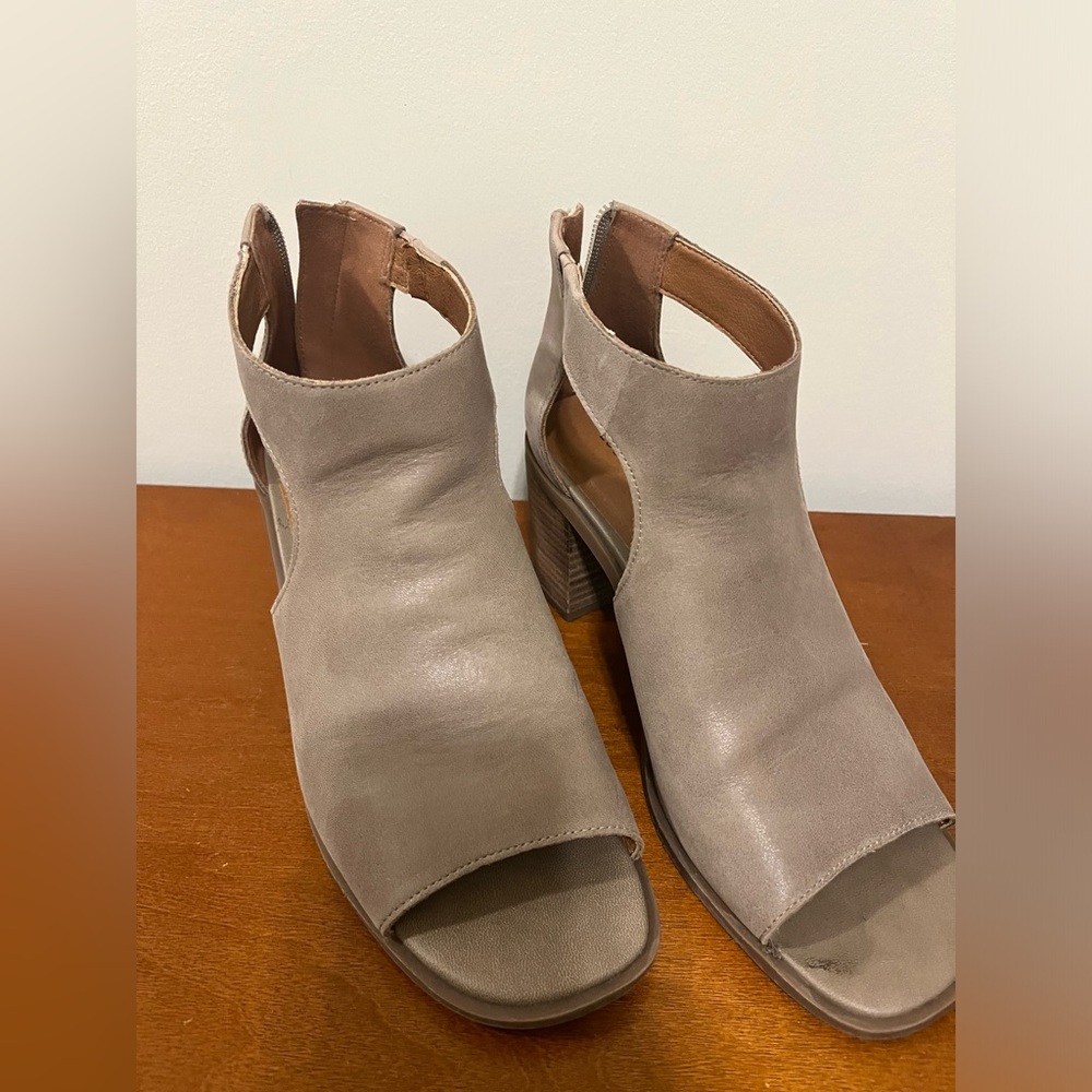 Lucky Brand Open Toe Booties